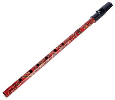 Boho Whistle Paisley Red