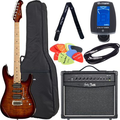 Harley Benton Fusion-II HSH MN FBB Set 1