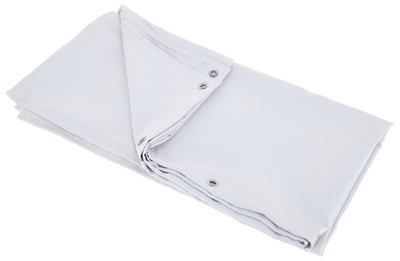 Stairville Gala Curtain 4.0x3.0m White