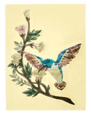 AS Hummingbird Inlay Sticker