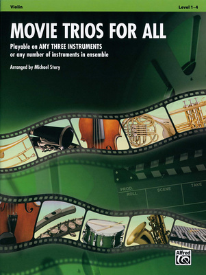Alfred Music Publishing Movie Trios For All Violin