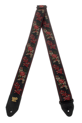 E-Guitar Jacquard Black Rose