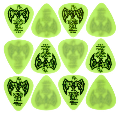 Everlast Picks 0,88 mm Green