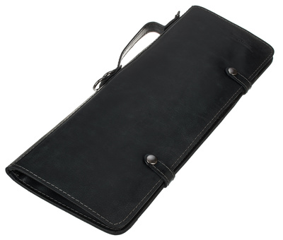 Leather Stick Bag Black