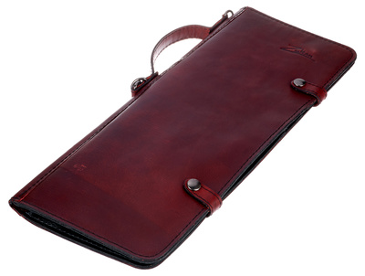 Leather Stick Bag Red