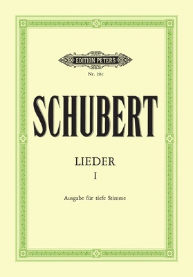 Schubert Lieder 1 Tief
