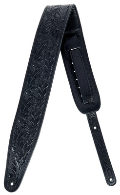 Veg-Tan Leather Strap 3" BK