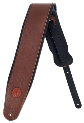 Levys Leather Bass Strap 4,5" BRN