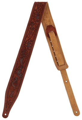 Brown Kokopelli Strap 2,5"