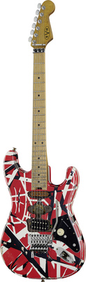 Evh Frankie Striped MN Relic R/W/B