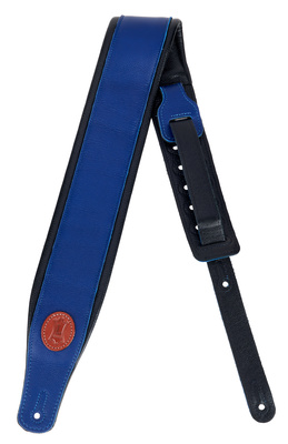 Pad. Garm. Leather Strap 3"BLU