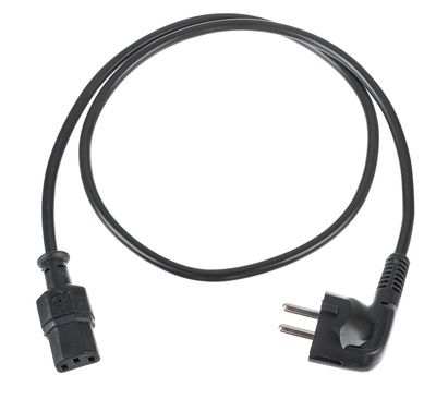Stairville IEC Power Cable 1,0m BK angled