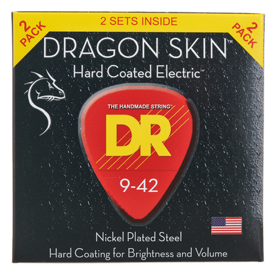 DR Strings Dragon Skin DSE-2/9 2-Pack