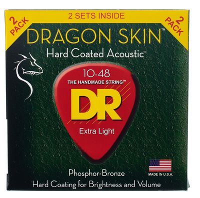 DR Strings Dragon Skin DSA-2/10 2-Pack