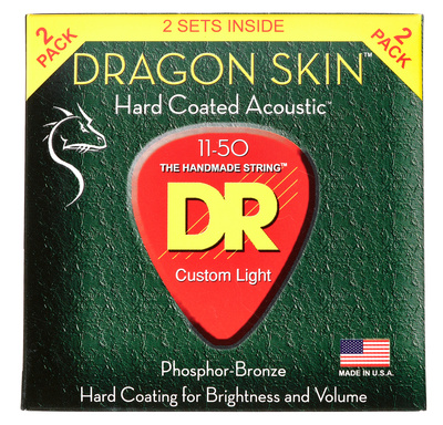 DR Strings Dragon Skin DSA-2/11 2-Pack