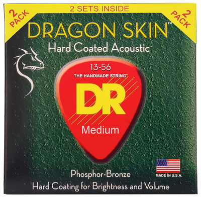 DR Strings Dragon Skin DSA-2/13 2-Pack
