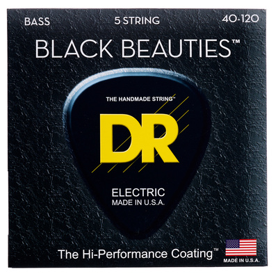 DR Strings Black Beauties BKB5-40