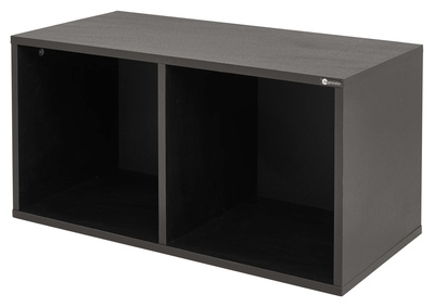Fun Generation Vinyl Shelf Two Black