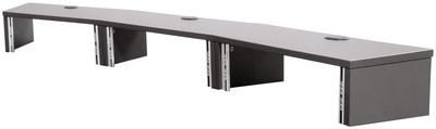 Thon Studio Ext. Desk 3U BK curved