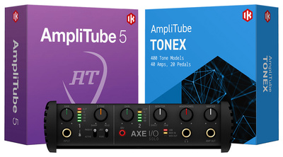 IK Multimedia AXE I/O Solo+AmpliTube 5+Tonex