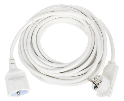 Brennenstuhl Flat Plug Ext. H05VV-F 10m WH