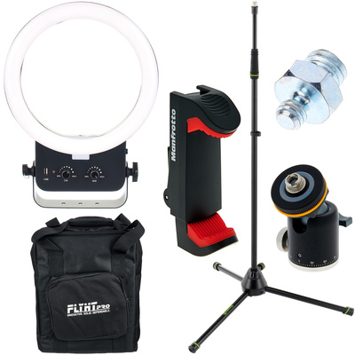 Varytec VR-260 Video Ring Light Bundle