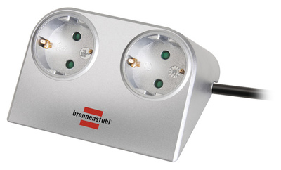 Brennenstuhl Desktop-Power Split 2 Way SI