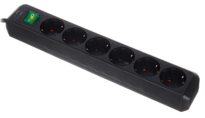 Eco-L 6 Way Split Sw 1,5m BK