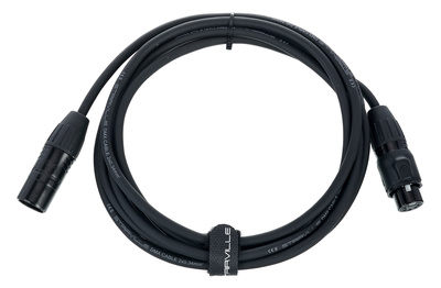 PDC5BK IP65 DMX Cable 3m 5pin