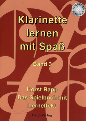 Horst Rapp Verlag Klarinette lernen mit Spaß 3