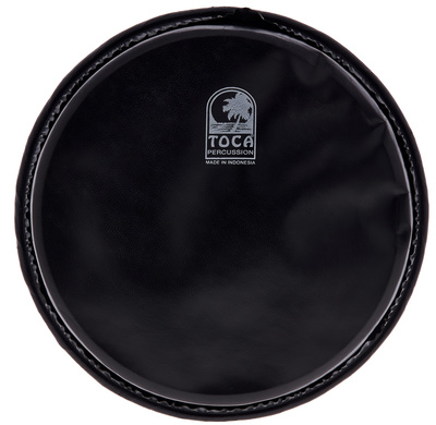 12" Black Goatskin Head