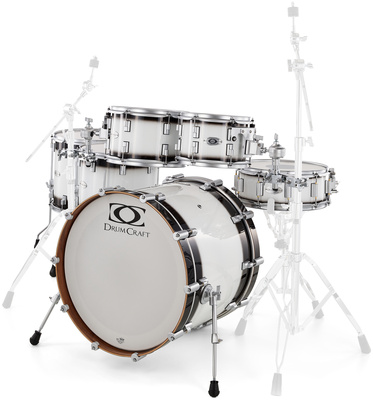 DrumCraft Series 6 2up 2down White Burst