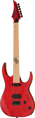 Solar Guitars SB1.6HFBR Flame Blood Red