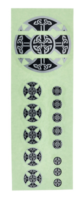 Jockomo Celtic Cross Emblem Fret Mark