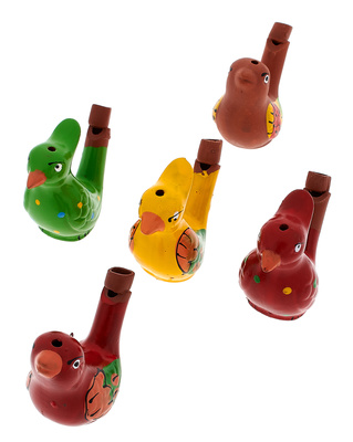 Ceramic Chirping Birds Colored