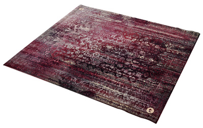 Drum Rug Vintage Red