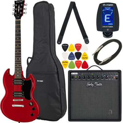 Harley Benton DC-200CH Student Series Bundle