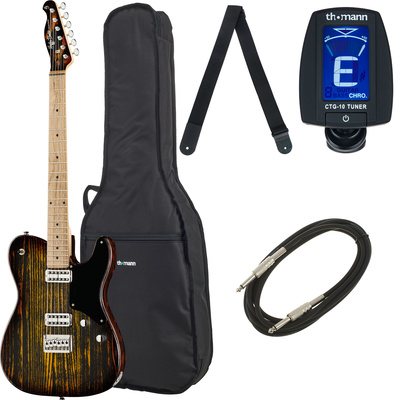 Harley Benton TE-90FLT Orange Blast Bundle