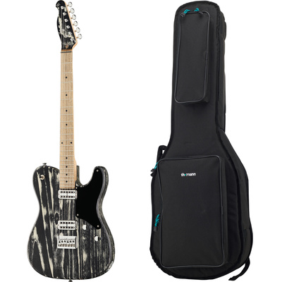 Harley Benton TE-90FLT Black Blast Bundle