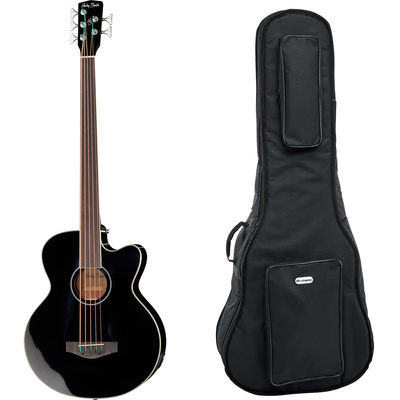 B-35BK-FL Acoustic Bass w/Bag