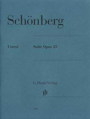 Henle Verlag Schönberg Suite Opus 25