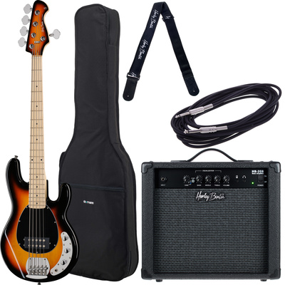 Harley Benton MB-5 SB Deluxe Series Bundle