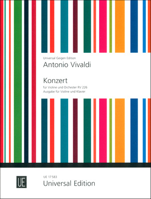Universal Edition Vivaldi Violinkonzert RV 226