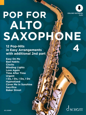 Schott Pop For Alto Saxophone 4