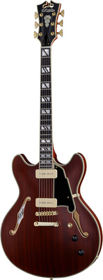 DAngelico Deluxe DC Satin Trans Wine