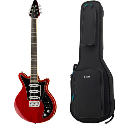 Harley Benton BM-75 Trans Red Deluxe Bundle