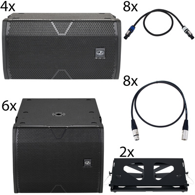 DAS Audio Vantec 4x20A/6x118A Bundle