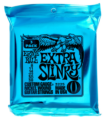 Ernie Ball Extra Slinky 3-pack 3225