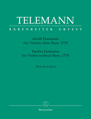Telemann 12 Fantasien Violin