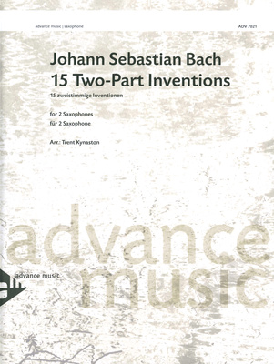 Bach 15 Inventionen Saxophone
